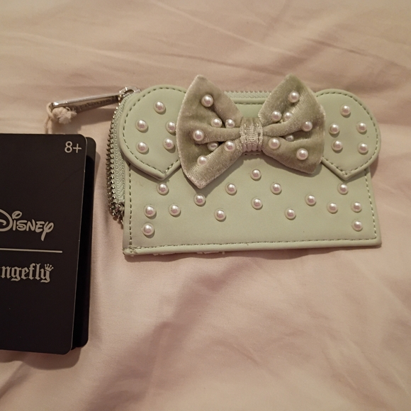 Loungefly Handbags - Loungefly Mint Green Bow Wallet